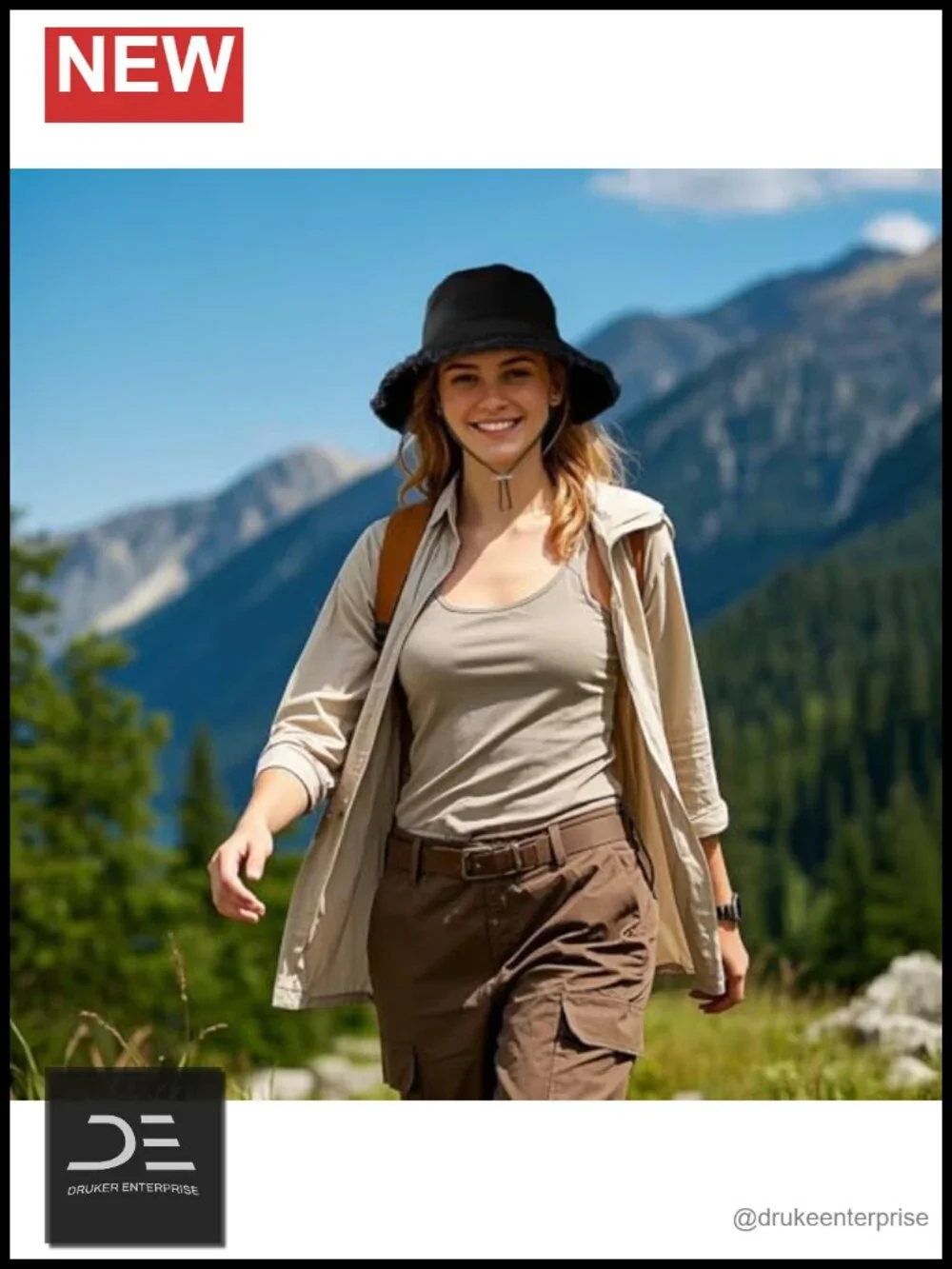 Wide Brim Bucket Hat for Women Summer Beach Sun Hat Unisex Foldable Cotton
